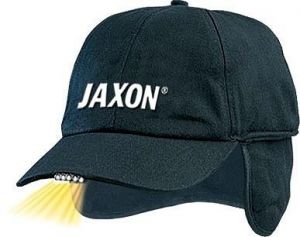 Czapka z latarką w daszku osłoną na uszy Jaxon UJ-CZX02A