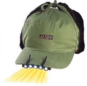 Latarka LED JAXON do założenia na daszku czapki AJ-LAR020