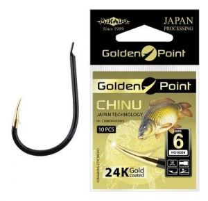 Mikado haczyk golden point - chinu nr 10 gb - torebka 10szt.