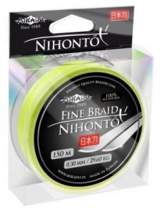 Plecionka Mikado Nihonto Fine Braid fluo 150m żółta