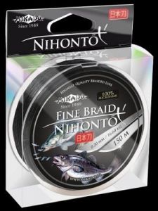Plecionka Mikado Nihonto Fine Braid black 150m 0,06/0,08 czarna.