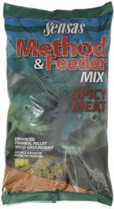 Zanęta Sensas do metody METHOD MIX SPICY MEAT 1kg