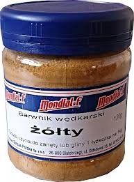 Barwnik wędkarski żółty do zanęt Mondial-F