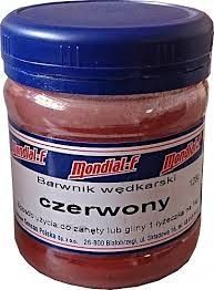 Barwnik wędkarski czerwony do zanęt Mondial-F