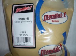 Klej do gliny i zanęty (BENTONIT) Mondial-F 0.75kg