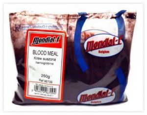Blood meal Krew suszona hemoglobina dodatek zanętowy Mondial-f 250g