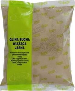 GLINA Lorpio SUCHA WIĄŻĄCA JASNA 1000g