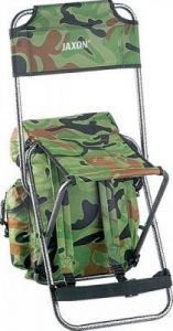 Krzesełka wędkarskie plecak Jaxon z torbą lub plecakiem AK-KZX003